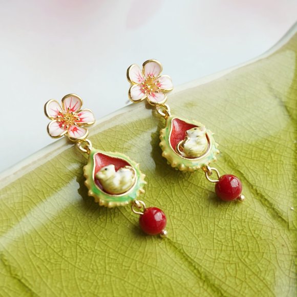 NWT cute Bill skinner Mouse earrings - Picture 3 of 11